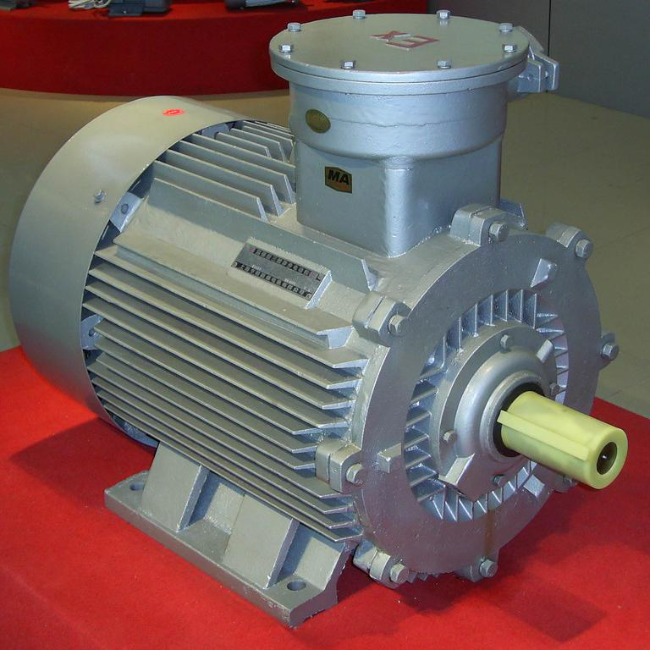 YB3-160L-6防爆电机45°角实拍